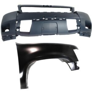 Front Bumper Cover & Fender Kit 2pc right for 2007-2014 Chevrolet Tahoe LS,LT