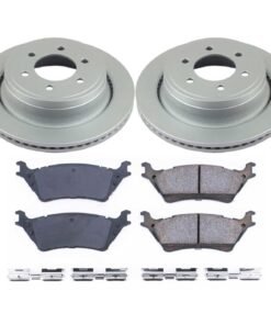 Powerstop CRK6271 Brake Disc and Pad Kit 2-wheel set rear for 15-17 Ford F-150
