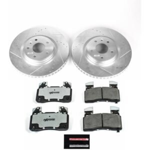 Powerstop K6534-26 Front Brake Disc and Pad Kit for 2014 Chevrolet Corvette