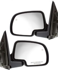 Mirror Set Power Primed Manual Folding Heated for 99-02 Chevrolet Silverado 1500