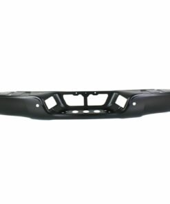 Rear Step Bumper w/ Sensor Holes, Black for 2007-2013 Toyota Tundra Fleetside