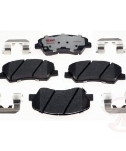 Raybestos EHT1593H Front Brake Pad Set 2 Wheel for 12-17 Hyundai Accent/Kia Rio
