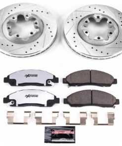 Powerstop K2066-36 Front Brake Disc and Pad Kit for 2004-2008 Chevrolet Colorado