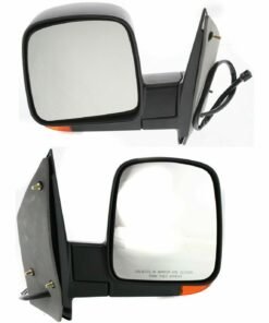 Power Heated Side Mirrors w/ Signal, Left & Right Pair for 03-07 Express/Savana