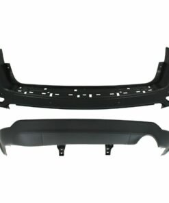 Rear Bumper Cover Kit w/ Lower Cover for 11-15 Jeep Grand Cherokee - Set of 2