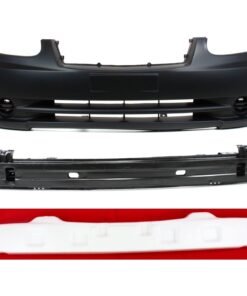 Front Bumper Covers, Absorber, Reinforcement Set of 3 for 03-04 Hyundai Accent