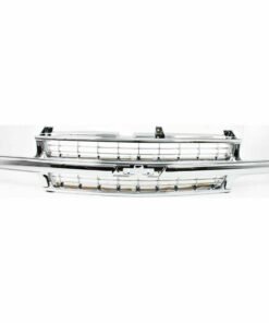 NEW Grille, Chrome Plastic for 1999-2002 Chevy Silverado 1500 / 2000-2006 Tahoe