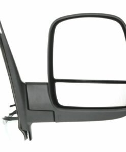 Right Power Mirror, Manual Fold, Heated, Textured for 2008-17 Chevy Express 3500