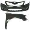 NEW Front Bumper Cover 2-piece Kit for 2010-2011 Toyota Camry USA Made Models