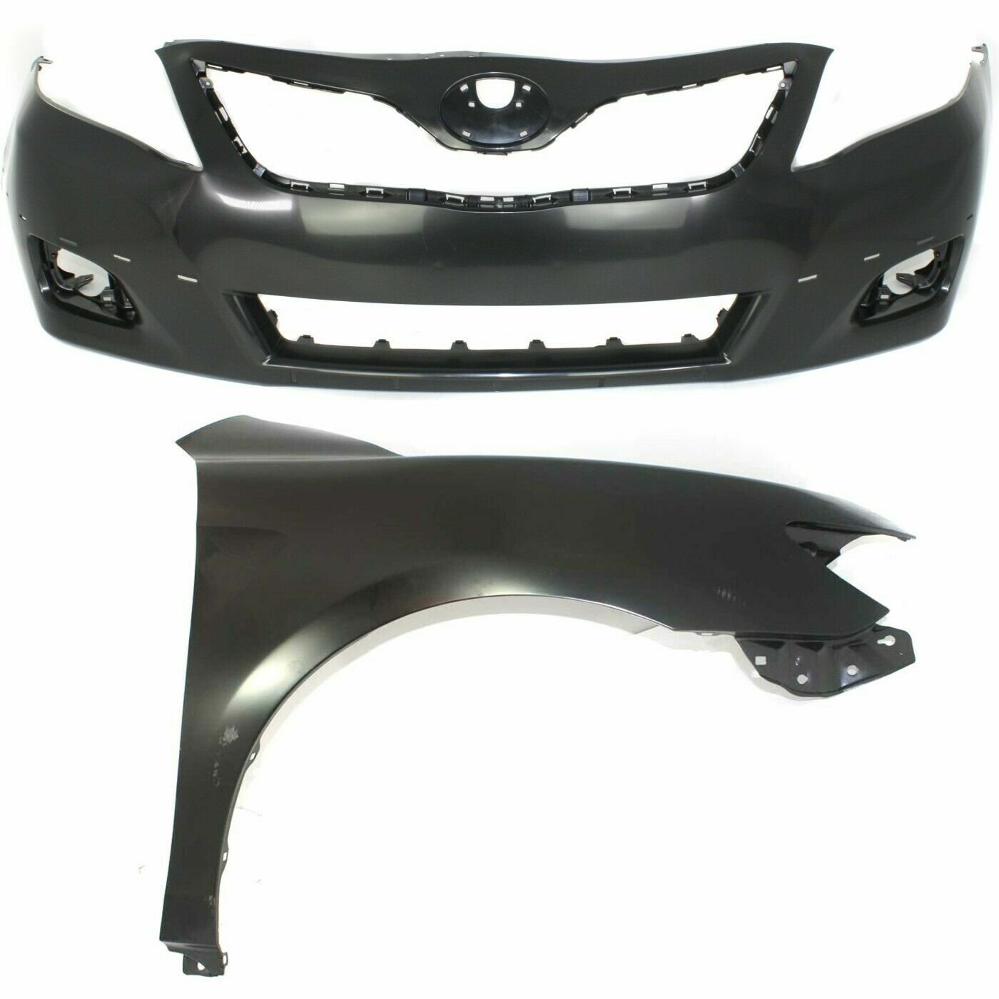 NEW Front Bumper Cover 2-piece Kit for 2010-2011 Toyota Camry USA Made Models