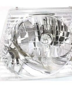 Front Bumper Cover & Headlights Kit 3pc primed for 2001-2002 Ford Explorer Sport