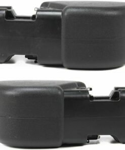 Front Primed Bumper End Caps - Set of 2 for 1997-2006 Jeep Wrangler TJ