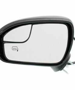 Power Mirror LH for 2013-2016 Ford Fusion, Left Side, Manual Fold, Paintable