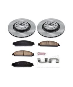 Powerstop KOE4599 Front Brake Disc and Pad Kit for 2005-2007 Ford Freestyle