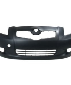 Bumper Cover front primed w/fog lamp holes CAPA for 07-08 Toyota Yaris HatchBack