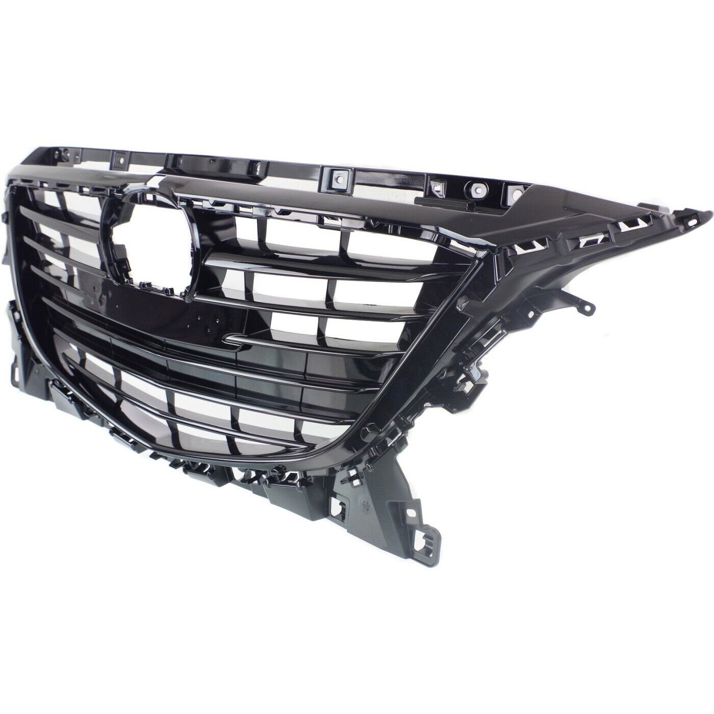 New Grille BJD350712D plastic black shell & insert for 2014-2016 Mazda 3 Sport