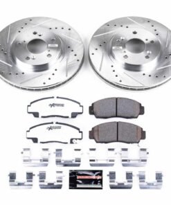 Powerstop K2292-26 Front Brake Disc and Pad Kit for 2008-2010 Honda Accord EX