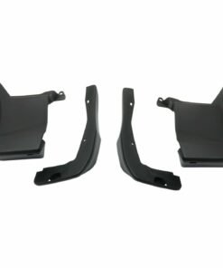 NEW Mud Flaps, Upper Black with Rocker Molding holes for 2016-2017 Honda Accord
