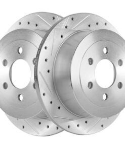 SureStop D27110006DS Brake Disc rear 6 lugs for 2003-2004 Dodge Dakota Base