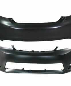 Front & Rear Bumper Cover 2pc Kit for 2012-2014 Toyota Camry L/LE/XLE/Hybrid