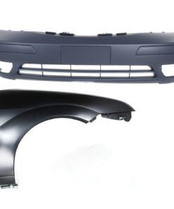 New Front Bumper Cover with Fender Kit primed 2 piece for 2005-2006 Ford Focus