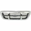 NEW Grille, Chrome Shell w/ Gray Insert Plastic for 1998-2000 Ford Ranger