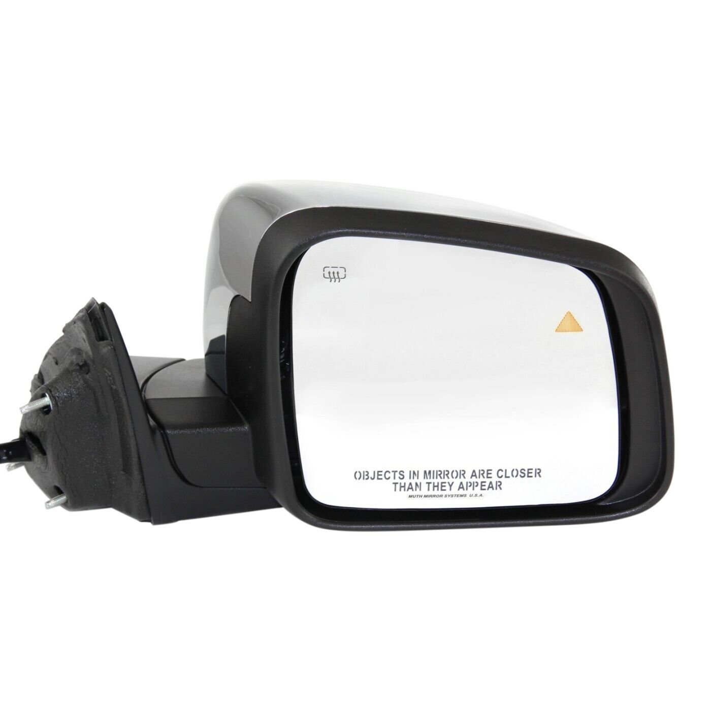 Kool Vue JP63ER-S Power Glass Mirror Right Side for 14-21 Jeep Grand Cherokee