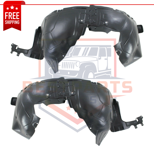 Splash Shield, Front Left & Right Side Set of 2 for 2013-2015 Chevrolet Malibu