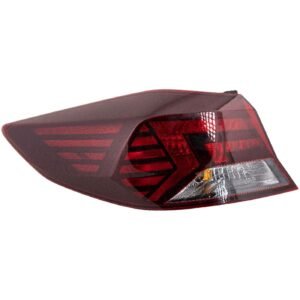 Tail Light HY2804159 halogen left side outer for 2019-2020 Hyundai Elantra