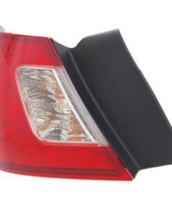 Tail Light halogen left side red lens w/bulbs for 2008-2012 Mitsubishi Galant