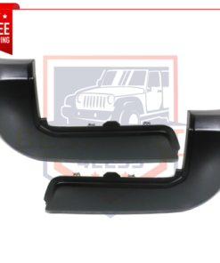 NEW Set of 2 Rear LH and RH Black Bumper Ends for 2016-2018 Toyota Tacoma