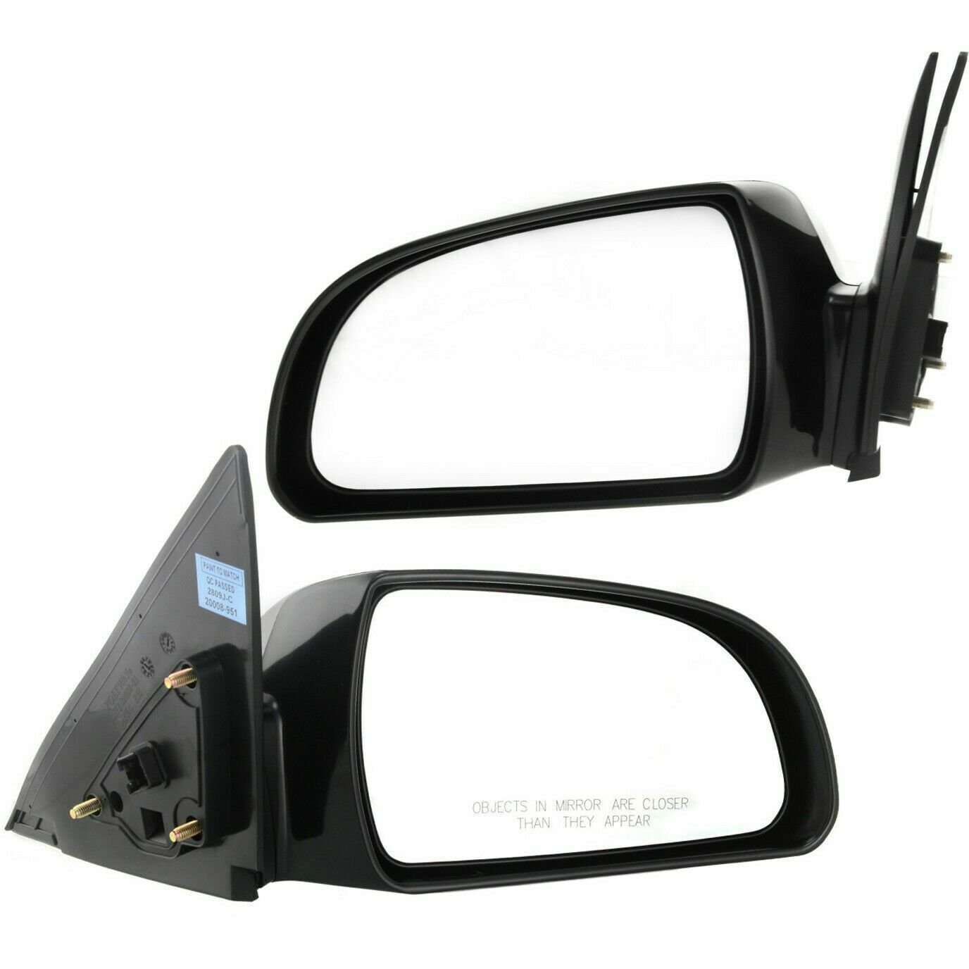 NEW Set of 2 Left and Right Heated Power Mirrors for 2007-2010 Hyundai Sonata