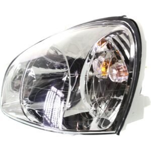 New Headlight halogen left side w/bulb for 2003-2006 Hyundai Santa Fe