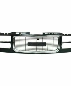 Grille Assembly for 1994-1999 GMC C/K Series Pickups, w/ Dual Headlight Holes
