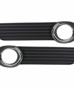 NEW Left & Right Black Fog Light Trim Pair for 2008-2010 Toyota Avalon
