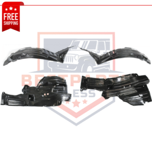 Set of 4 Front Driver & Passenger Side Fender Liners for 2003-2005 Nissan 350Z