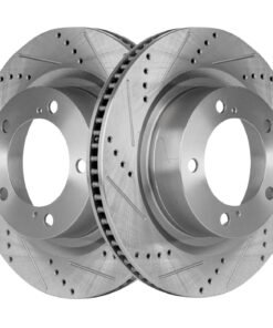 SureStop STPT27110066DS Front Disc Brake 5 Lugs for 2007-2021 Toyota Tundra