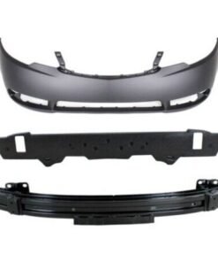 Front Bumper Covers, Absorber, Reinforcement set of 3 pc for 2011-2013 Kia Forte