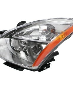 Headlight halogen clear lens left side w/ bulb CAPA for 2009-2010 Nissan Rogue S