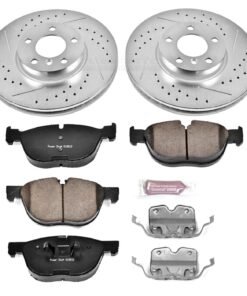 Powerstop K6064 Front Brake Disc Pad Kit 2-Wheel Set for 11-19 BMW X6 xDrive35i