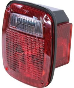 Tail Light halogen w/rectangular connector for 1998-2006 Jeep Wrangler SE, Sport