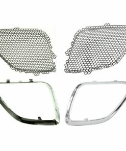 Grille Kit, Mesh Inserts & Chrome Trim Upper, Front LH & RH for 05-09 Pontiac G6