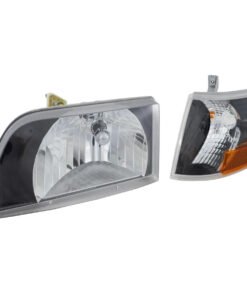 Headlight halogen clear lens left right side for 2000-2017 Volvo VNM