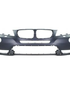 Front Bumper Cover for 2011-2014 BMW X3 w/ headlight washer/fog lamp hole Primed