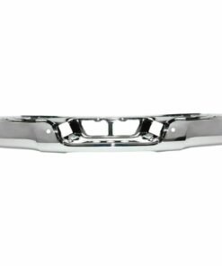 Rear Chrome Step Bumper Face Bar w/Park Sensor Holes for 2007-2013 Toyota Tundra