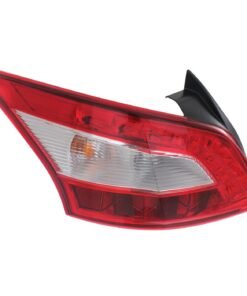 Tail Light halogen left side Clear & Red Lens CAPA for 2009-2011 Nissan Maxima