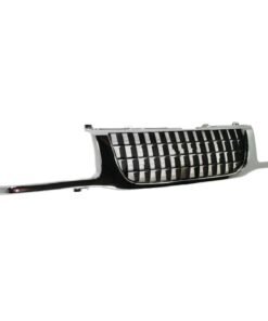 Grille Assembly chrome shell / black insert plastic for 1993-1997 Isuzu Rodeo