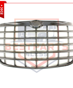 NEW Grille, Chrome Shell w/ Silver Insert, Plastic for 2005-2010 Chrysler 300