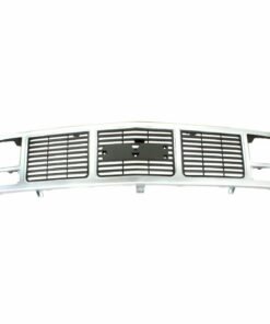 NEW Grille, Silver Plastic for 1988-1999 GMC K1500 / C1500