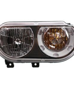 Headlight halogen right side CAPA for 2009-2014 Dodge Challenger R/T